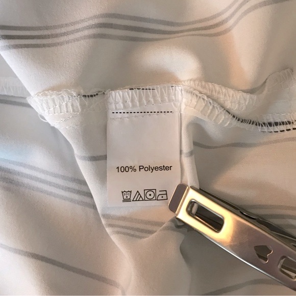 🔴 4/$15 CUPSHE Striped Button Front Kimono SS Cover Up size S NWT * no belt - Picture 13 of 13